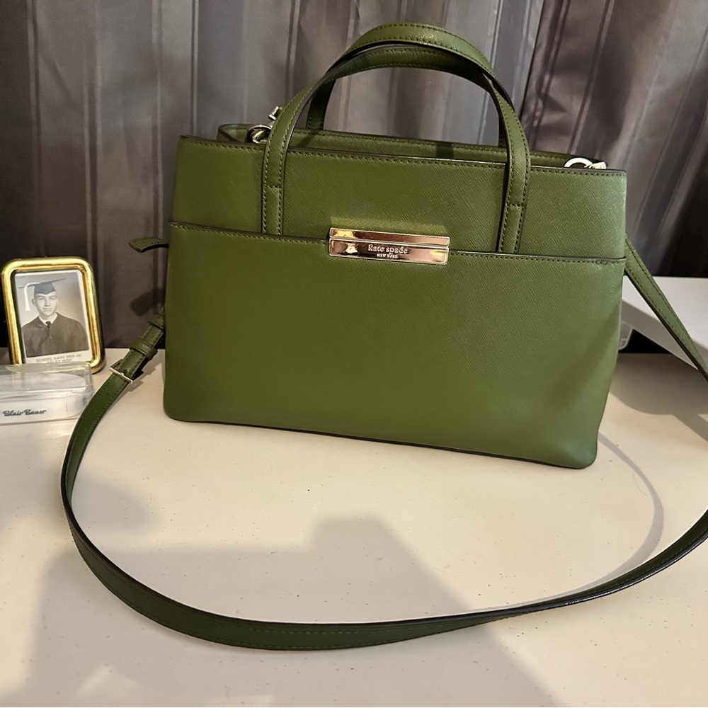 Kate Spade Green Leather Handbag